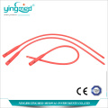 Disposable Red Latex Urethral Catheter